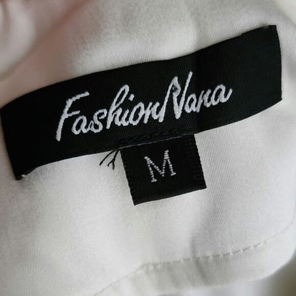 Fashion Nova Medium White Fringe Blazer Dress - Picture 4 of 7